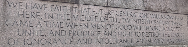 FDR on Good Will